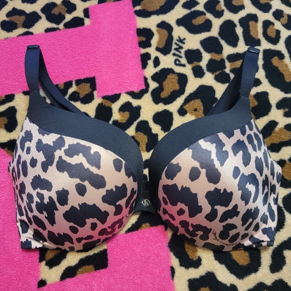 Victoria's Secret Leopard Push Up Bra 34D